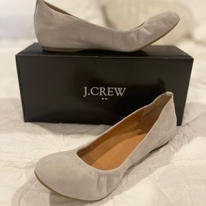 J. Crew Factory Suede Ballet Flats Size 8